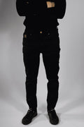 Slim | Pantalón Vaquero Térmico Forro Polar - Hombre | Negro Mi tienda