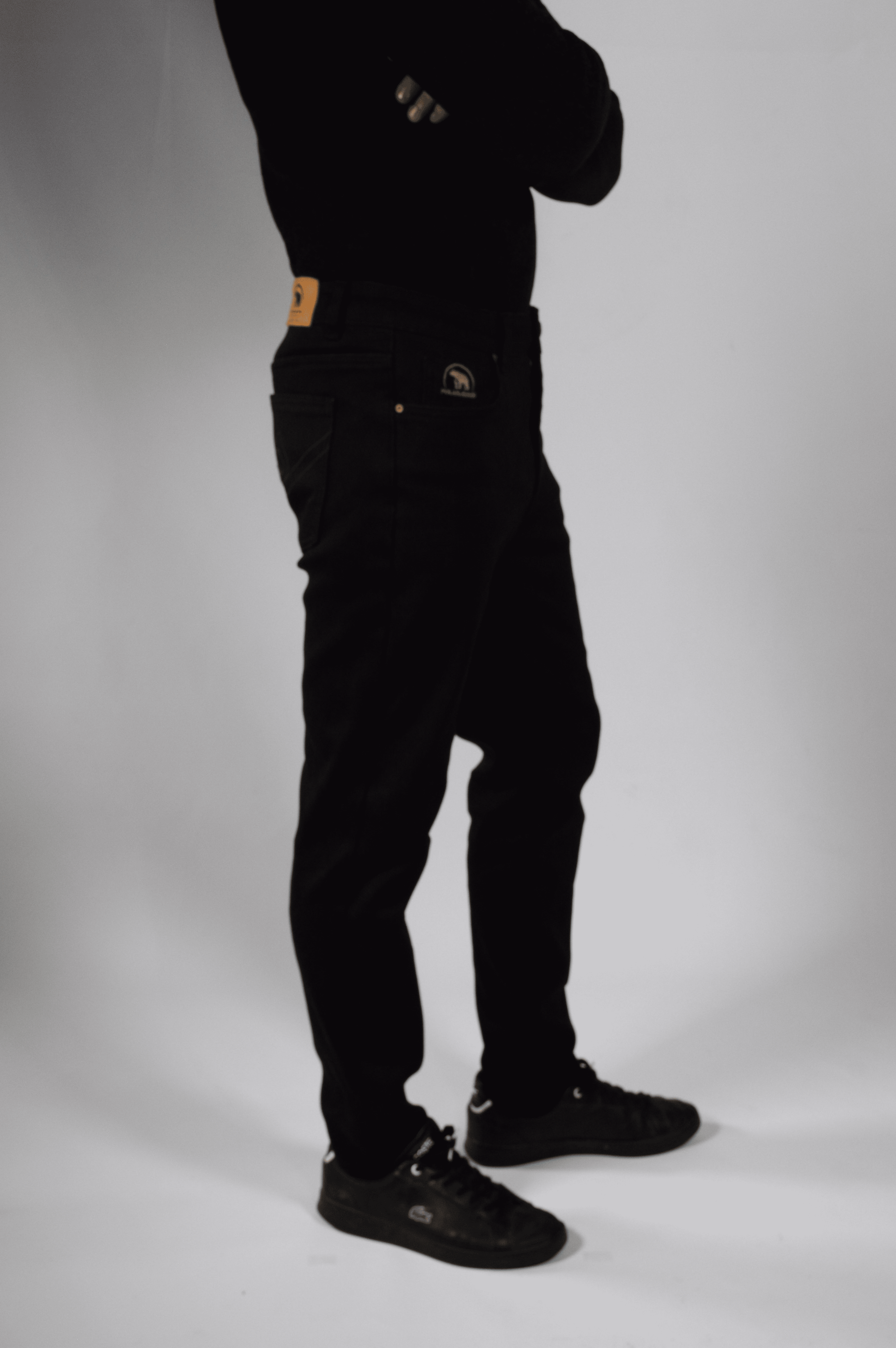 Slim | Pantalón Vaquero Térmico Forro Polar - Hombre | Negro Mi tienda