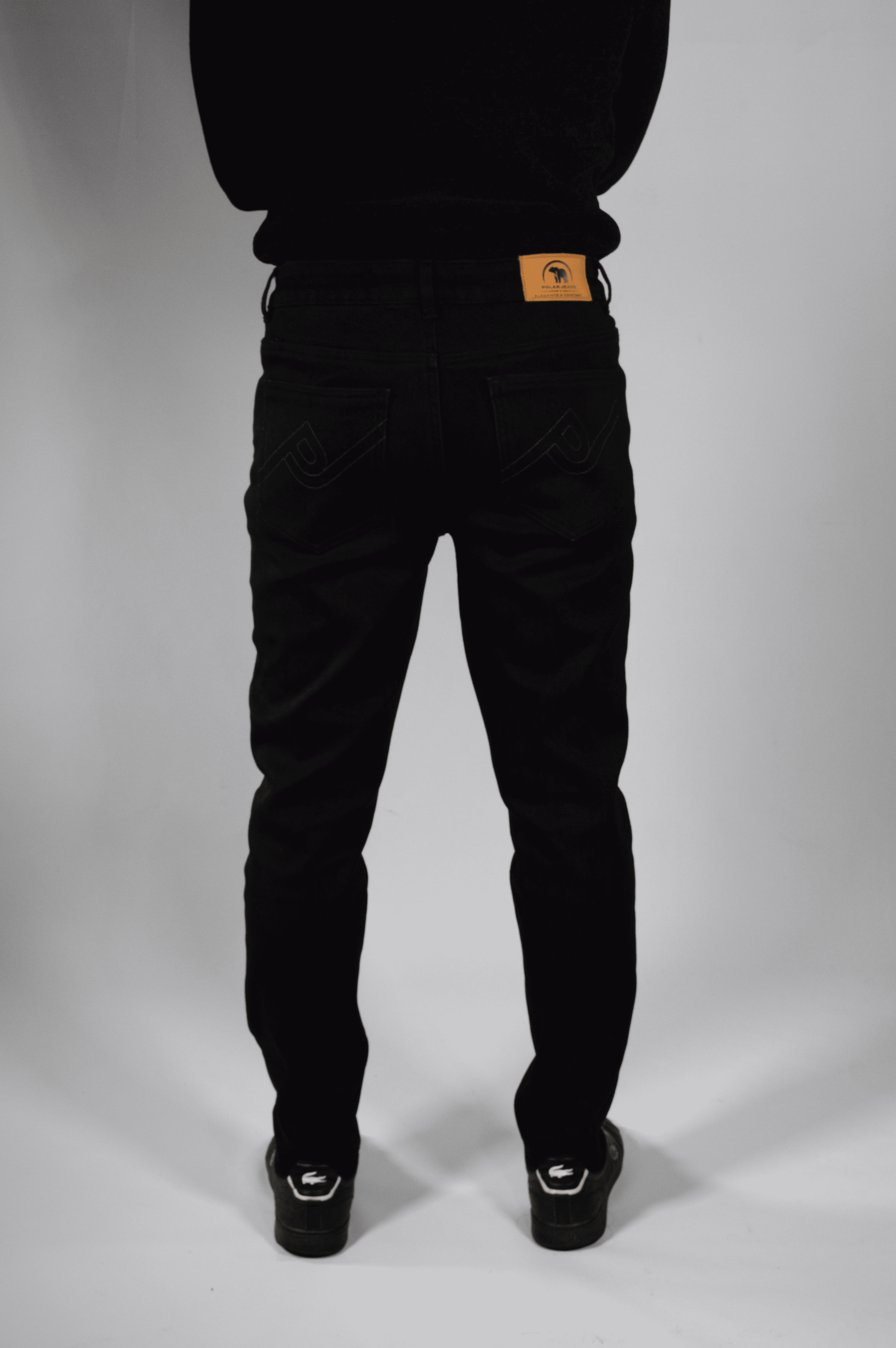 Slim | Pantalón Vaquero Térmico Forro Polar - Hombre | Negro Mi tienda